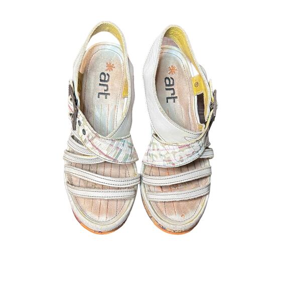 The Art Company Multicolor Graffiti Wedge Sandals - Size 7.5 - Picture 7 of 16